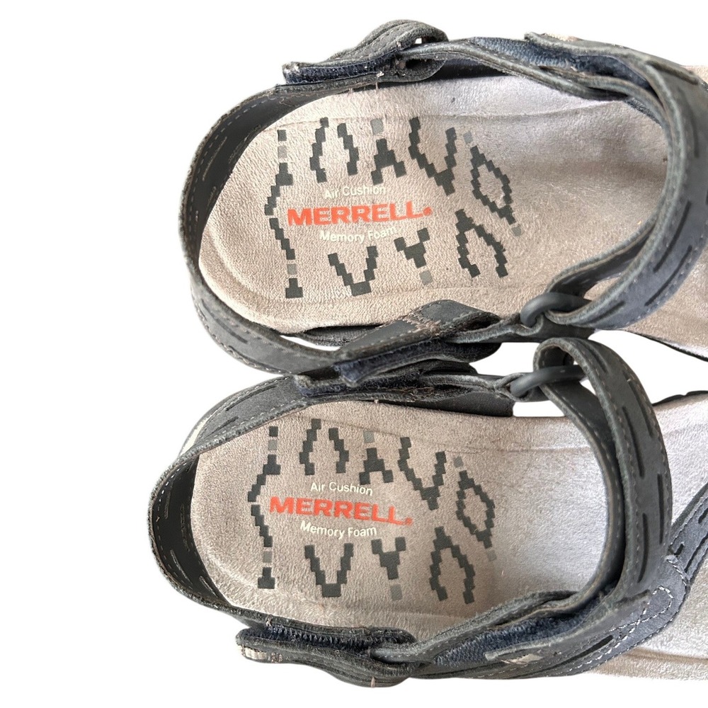Merrell Terran Convertible II Slate Blue Leather Sandals Womens 9 J98746 - Picture 6 of 9